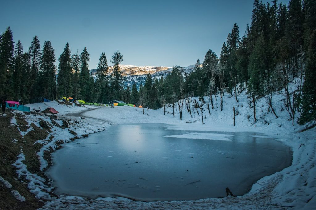 A Frozen Lake in the Himalayas